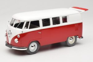 Volkswagen Combi T1 Piros & Fehér Solido 1:18 8031 Fém – 2. kép a 8-ből