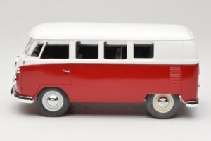 Volkswagen Combi T1 Piros & Fehér Solido 1:18 8031 Fém – 4. kép a 8-ből