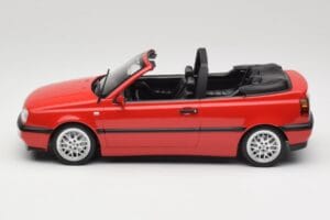 Volkswagen Golf Kabrió Mk3 Piros Norev 1:18 188433 Fém – 3. kép a 6-ből