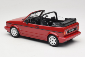 Volkswagen Golf Mk1 Kabrió Piros Norev 1:18 188626 Fém – 5. kép a 6-ből