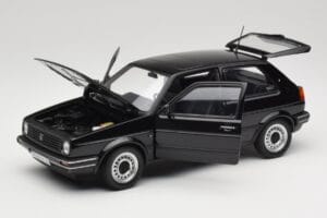 Volkswagen Golf CL Mk2 Fekete Norev 1:18 188554 Fém – 2. kép a 8-ből