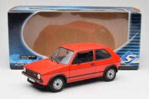 Volkswagen Golf GTI Mk1 Piros Solido 1:18 8166 Fém – 8. kép a 8-ből