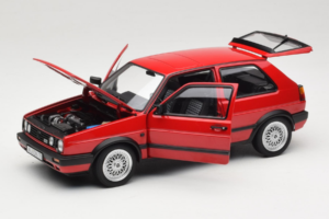 Volkswagen Golf GTI Mk2 Piros Norev 1:18 188438 Fém – 2. kép a 8-ből