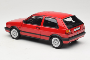 Volkswagen Golf GTI Mk2 Piros Norev 1:18 188438 Fém – 7. kép a 8-ből