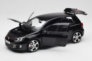 Volkswagen Golf GTI Mk6 Fekete Norev 1:18 188502 Fém – 2. kép a 8-ből