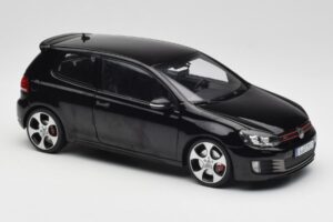 Volkswagen Golf GTI Mk6 Fekete Norev 1:18 188502 Fém – 6. kép a 8-ből