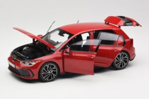 Volkswagen Golf GTI Mk8 Tornado Red Norev 1:18 188595 Fém – 2. kép a 8-ből
