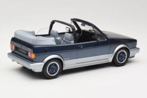 Volkswagen Golf Mk1 Kabrió Bel Air Blue Metallic Norev 1:18 188404 Fém – 2. kép a 6-ből