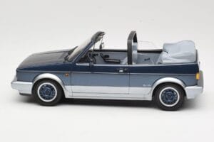 Volkswagen Golf Mk1 Kabrió Bel Air Blue Metallic Norev 1:18 188404 Fém – 3. kép a 6-ből