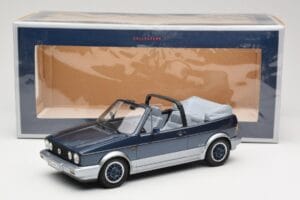 Volkswagen Golf Mk1 Kabrió Bel Air Blue Metallic Norev 1:18 188404 Fém – 6. kép a 6-ből