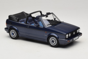 Volkswagen Golf Mk1 Kabrió Quartett Inca Blue Norev 1:18 188628 Fém – 4. kép a 6-ből