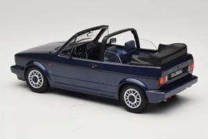 Volkswagen Golf Mk1 Kabrió Quartett Inca Blue Norev 1:18 188628 Fém – 5. kép a 6-ből
