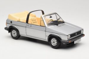Volkswagen Golf Mk1 Kabrió Ezüst Sun Star 1:18 VW004 Fém – 6. kép a 8-ből