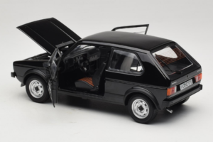Volkswagen Golf Mk1 GTI Fekete Norev 1:18 188487 Fém – 5. kép a 8-ből