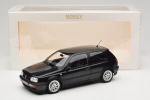 Volkswagen Golf Mk3 GTI Black Metallic Norev 1:18 188415 Fém – 8. kép a 8-ből