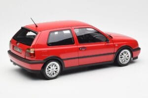 Volkswagen Golf Mk3 GTI Flash Red Norev 1:18 188418 Fém – 3. kép a 8-ből