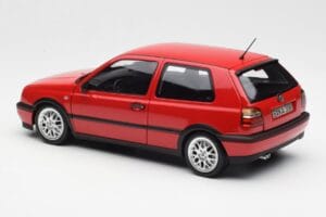 Volkswagen Golf Mk3 GTI Flash Red Norev 1:18 188418 Fém – 7. kép a 8-ből