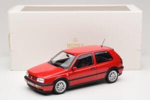 Volkswagen Golf Mk3 GTI Flash Red Norev 1:18 188418 Fém – 8. kép a 8-ből