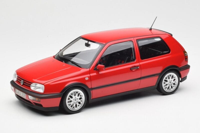 Volkswagen Golf Mk3 GTI Flash Red Norev 1:18 188418 Fém