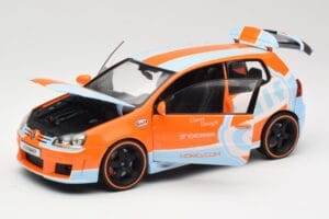 Volkswagen Golf Mk5 Zender Gulf Norev 1:18 188454 Fém – 2. kép a 8-ből