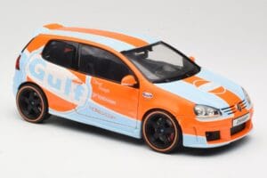 Volkswagen Golf Mk5 Zender Gulf Norev 1:18 188454 Fém – 6. kép a 8-ből