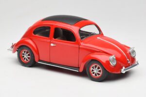 Volkswagen Bogár Piros Solido 1:18 8306 Fém – 6. kép a 8-ből