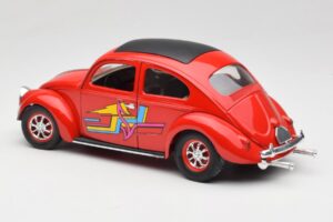 Volkswagen Bogár Piros Solido 1:18 8306 Fém – 7. kép a 8-ből