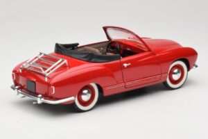 Volkswagen Karmann Ghia Kabrió Piros Solido 1:18 8058 Fém – 3. kép a 8-ből