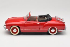 Volkswagen Karmann Ghia Kabrió Piros Solido 1:18 8058 Fém – 4. kép a 8-ből