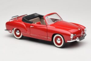 Volkswagen Karmann Ghia Kabrió Piros Solido 1:18 8058 Fém – 6. kép a 8-ből