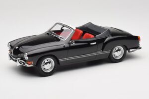 Volkswagen Karmann Ghia Kabrió Fekete Minichamps 1:18 155054031 Fém