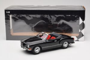 Volkswagen Karmann Ghia Kabrió Fekete Minichamps 1:18 155054031 Fém – 6. kép a 6-ből