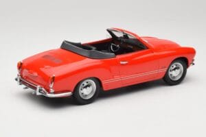 Volkswagen Karmann Ghia Kabrió Piros Minichamps 1:18 155054030 Fém – 2. kép a 6-ből