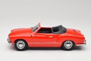Volkswagen Karmann Ghia Kabrió Piros Minichamps 1:18 155054030 Fém – 3. kép a 6-ből
