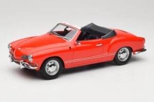 Volkswagen Karmann Ghia Kabrió Piros Minichamps 1:18 155054030 Fém