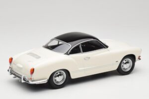 Volkswagen Karmann Ghia Krémszínű Fekete Minichamps 1:18 155054021 Fém – 2. kép a 6-ből