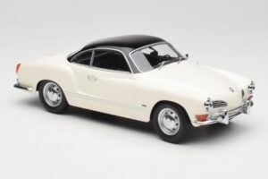 Volkswagen Karmann Ghia Krémszínű Fekete Minichamps 1:18 155054021 Fém – 4. kép a 6-ből