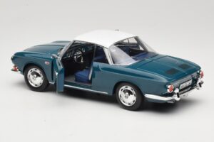 Volkswagen Karmann Ghia Type 34 1500 Sea Blue Norev 1:18 188646 Fém – 5. kép a 8-ből