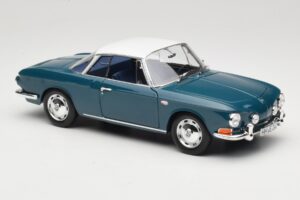 Volkswagen Karmann Ghia Type 34 1500 Sea Blue Norev 1:18 188646 Fém – 6. kép a 8-ből