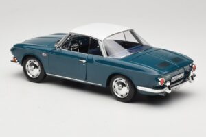 Volkswagen Karmann Ghia Type 34 1500 Sea Blue Norev 1:18 188646 Fém – 7. kép a 8-ből