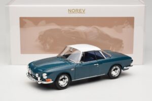Volkswagen Karmann Ghia Type 34 1500 Sea Blue Norev 1:18 188646 Fém – 8. kép a 8-ből