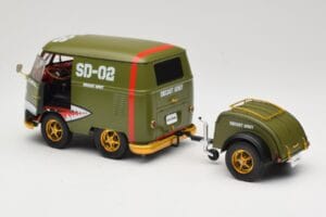 Volkswagen Kool Kombi Army Fighter Green Solido 1:18 S1810901 Fém – 5. kép a 8-ből