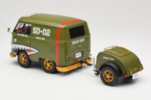 Volkswagen Kool Kombi Army Fighter Green Solido 1:18 S1810901 Fém – 7. kép a 8-ből