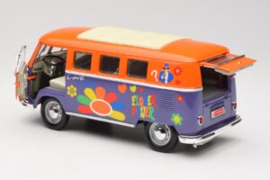 Volkswagen Microbus T1 Flower Power Road Signature 1:18 92329 Fém – 5. kép a 8-ből