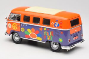 Volkswagen Microbus T1 Flower Power Road Signature 1:18 92329 Fém – 7. kép a 8-ből