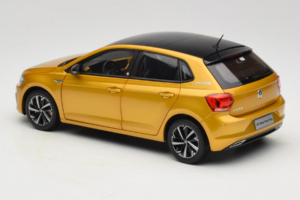 Volkswagen Polo Plus Sárga OEM 1:18 ZVY000009GEL Fém – 7. kép a 8-ből