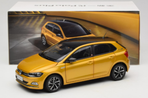 Volkswagen Polo Plus Sárga OEM 1:18 ZVY000009GEL Fém – 8. kép a 8-ből
