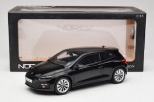 Volkswagen Scirocco Mk3 Fekete Norev 1:18 188471 Fém – 8. kép a 8-ből
