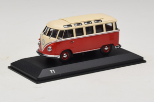 Volkswagen T1 Piros Bézs Minichamps 1:43 231099300Y3D Fém – 2. kép a 4-ből