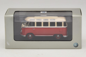 Volkswagen T1 Piros Bézs Minichamps 1:43 231099300Y3D Fém – 4. kép a 4-ből